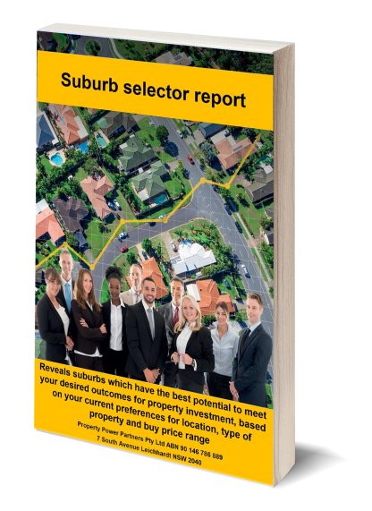 Suburb Selector Report